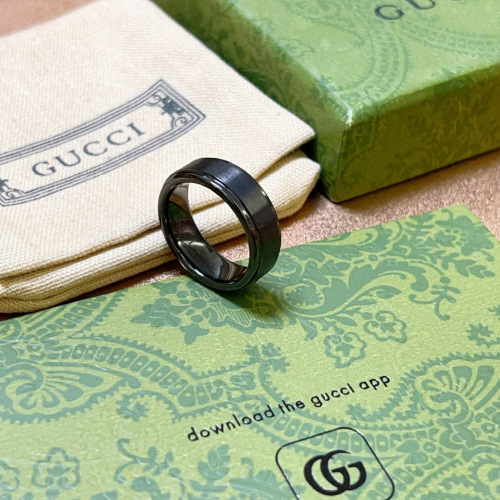 Gucci Anger Forest Double G Ring - V Gold Handmade Wedding Band 1 Gucci Anger Forest Double G Ring - V Gold Handmade Wedding Band