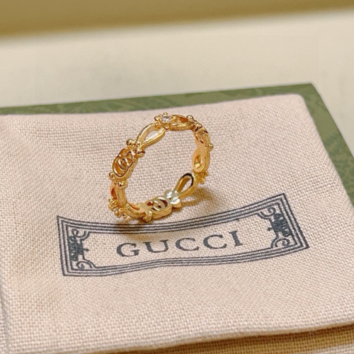 Gucci Anger Forest Double G Ring Gold Handmade Jewelry 1 Gucci Anger Forest Double G Ring Gold Handmade Jewelry