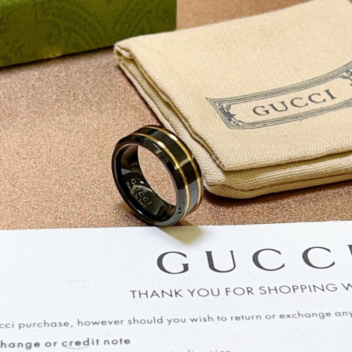 Gucci Anger Forest Double G Ring V Gold Handmade Couple Ring 1 Gucci Anger Forest Double G Ring V Gold Handmade Couple Ring