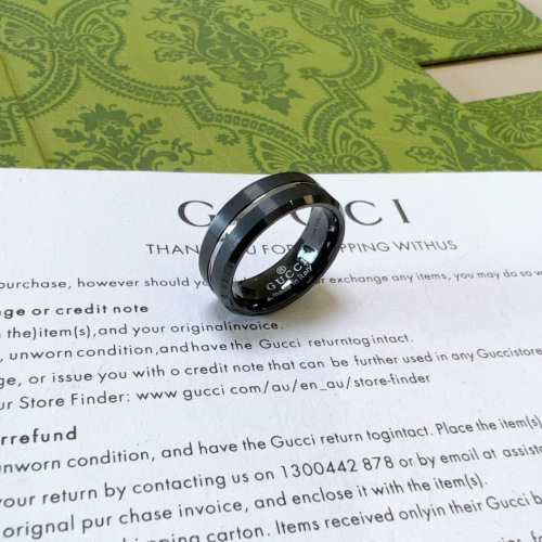 Gucci Anger Forest Ring - Double G Motif, V Gold Texture, Handmade 1 Gucci Anger Forest Ring - Double G Motif, V Gold Texture, Handmade