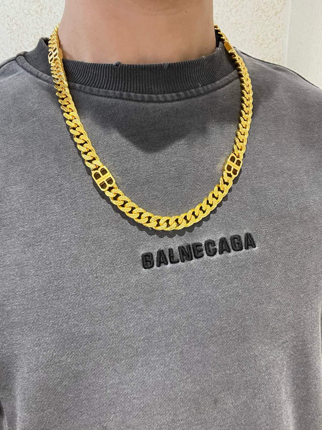 批185 原单货🔹🔹新品 巴黎世家项链 Balenciaga 新款项链🔹专柜一致 细节做工精细 每个细节流程到位 设计工艺精细 火爆款出货 设计独特 复古风格 巴黎世家项链 