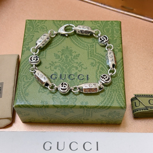 Gucci Silver Bracelet with Interlocking G, Luxury Designer Jewelry for Men & Women 1 Gucci Silver Bracelet with Interlocking G, Luxury Designer Jewelry for Men & Women
