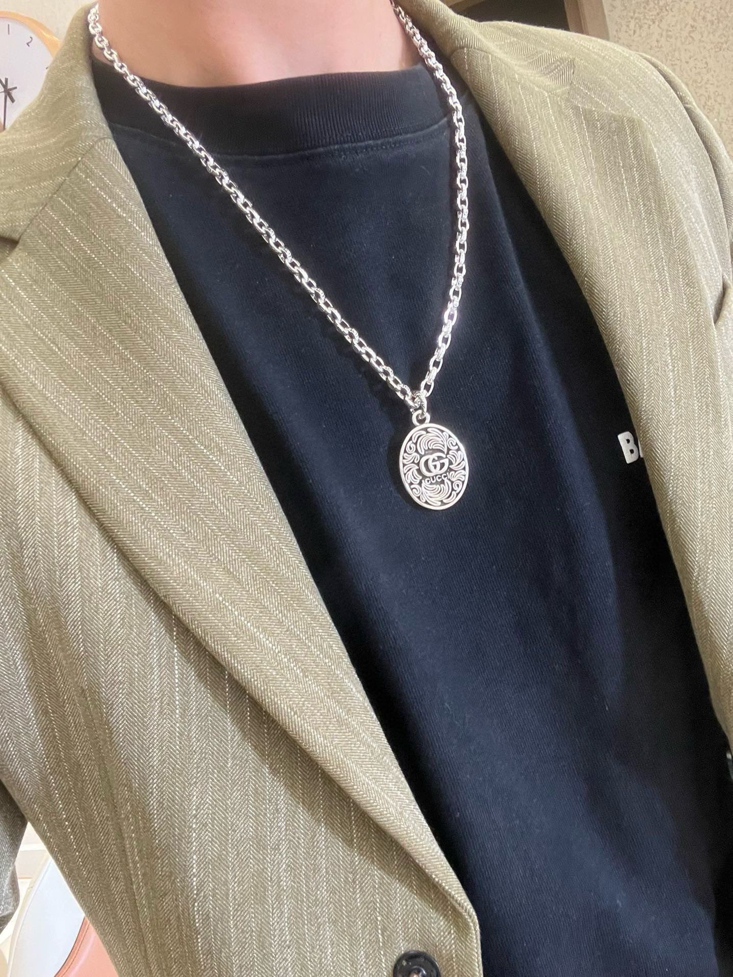 。🔥🔥 不爆不发 古驰官网新款同步更新 抖音带货网红首选 𝐆𝐮𝐜𝐜𝐢古驰项链最新款链条档次更高明星同款A