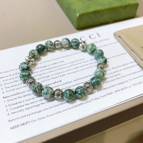 Gucci Anger Forest Double G Natural Stone Beaded Bracelet for Men & Women 7 Gucci Anger Forest Double G Natural Stone Beaded Bracelet for Men & Women