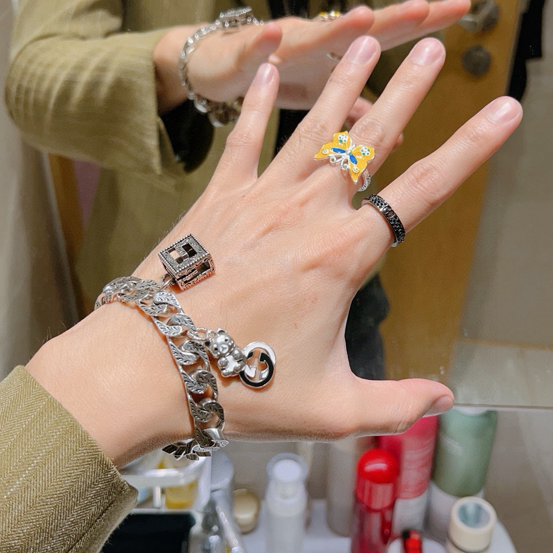 Gucci Anger Forest Double G Ring - Handmade with Shiny Detailing 4 i1750315962449 9892 0 2