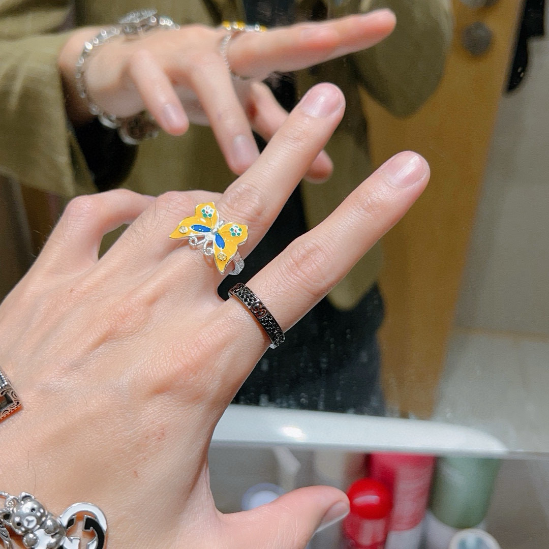 Gucci Anger Forest Double G Ring - Handmade with Shiny Detailing 10 i1750315963425 8068 0 8