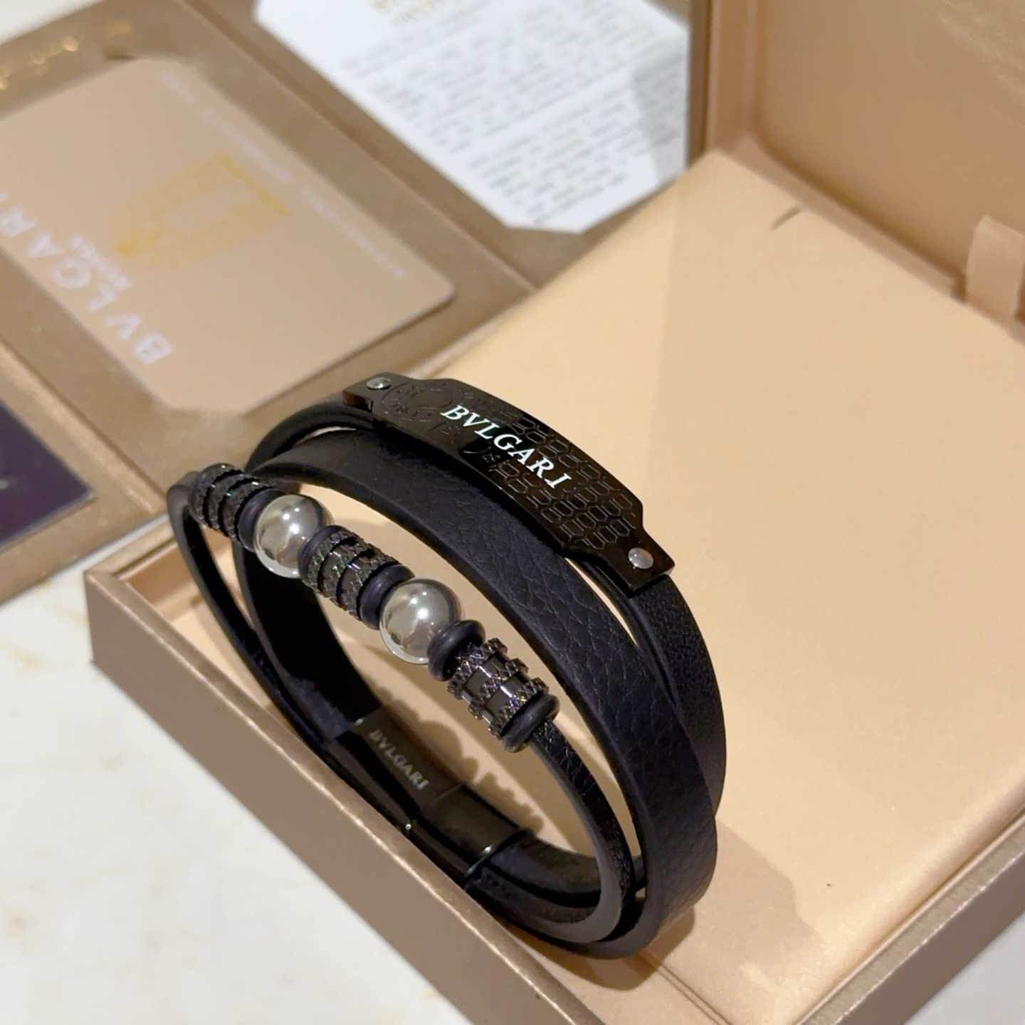 。新款宝格丽BVLGARI手链手绳编织手绳加厚版 铂金版。高级精工版色色众多网红同款 宝格丽手链❗️太考