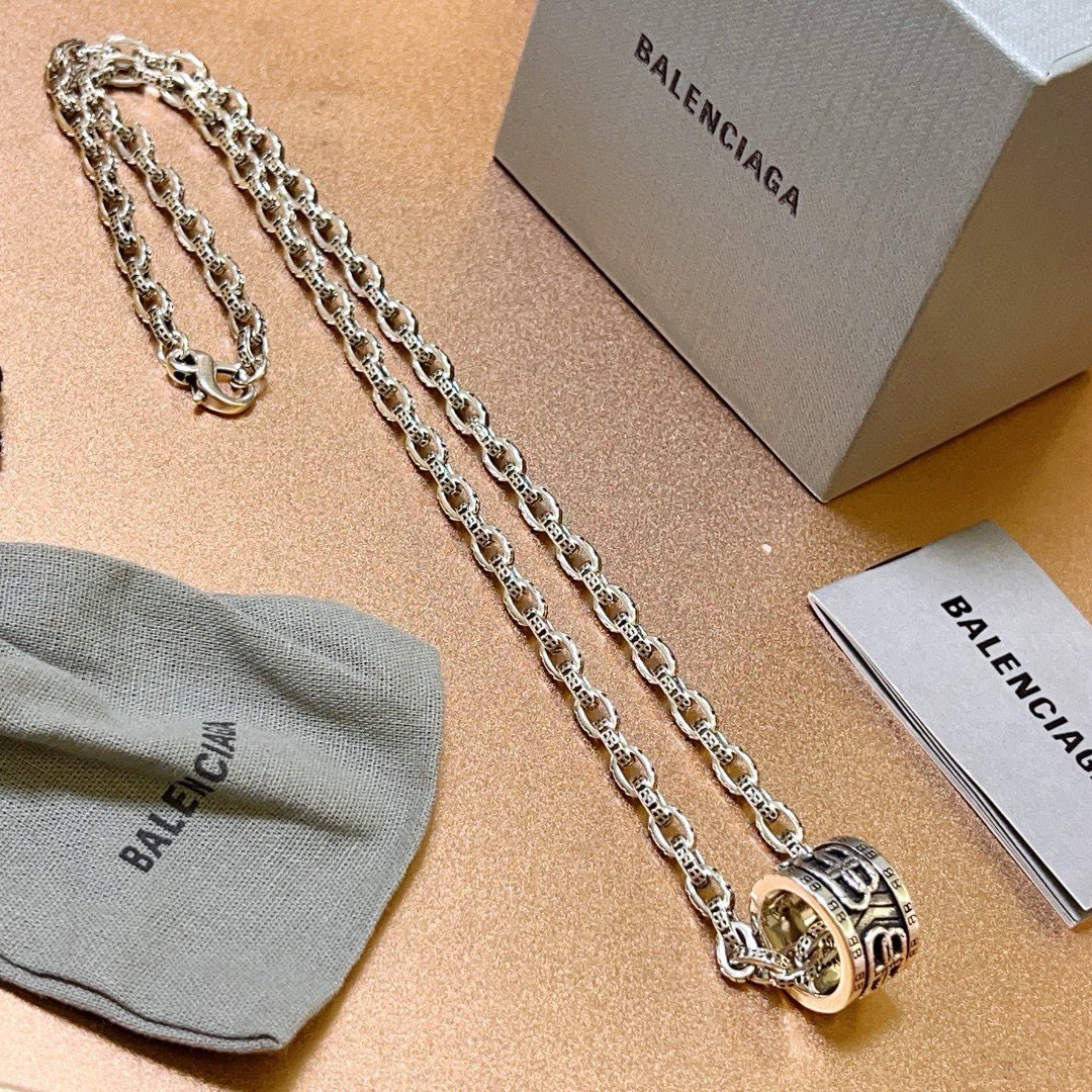  原单货🔹🔹新品 巴黎世家项链 Balenciaga 新款项链🔹专柜一致 细节做工精细 每个细节流程到位