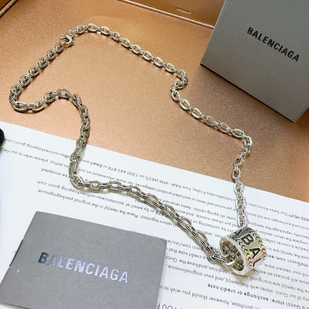  原单货🔹🔹新品 巴黎世家项链 Balenciaga 新款项链🔹专柜一致 细节做工精细 每个细节流程到位