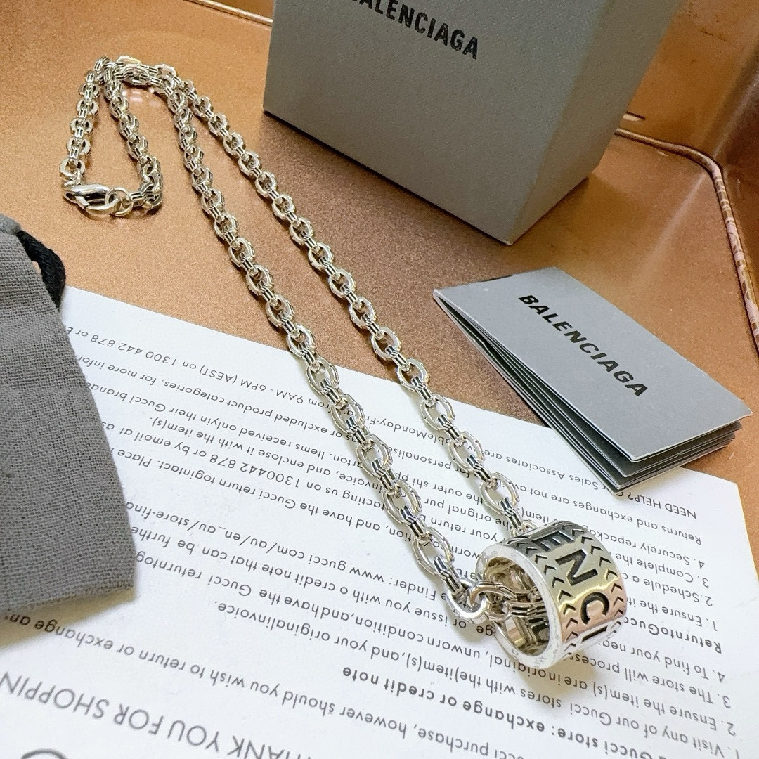  原单货🔹🔹新品 巴黎世家项链 Balenciaga 新款项链🔹专柜一致 细节做工精细 每个细节流程到位