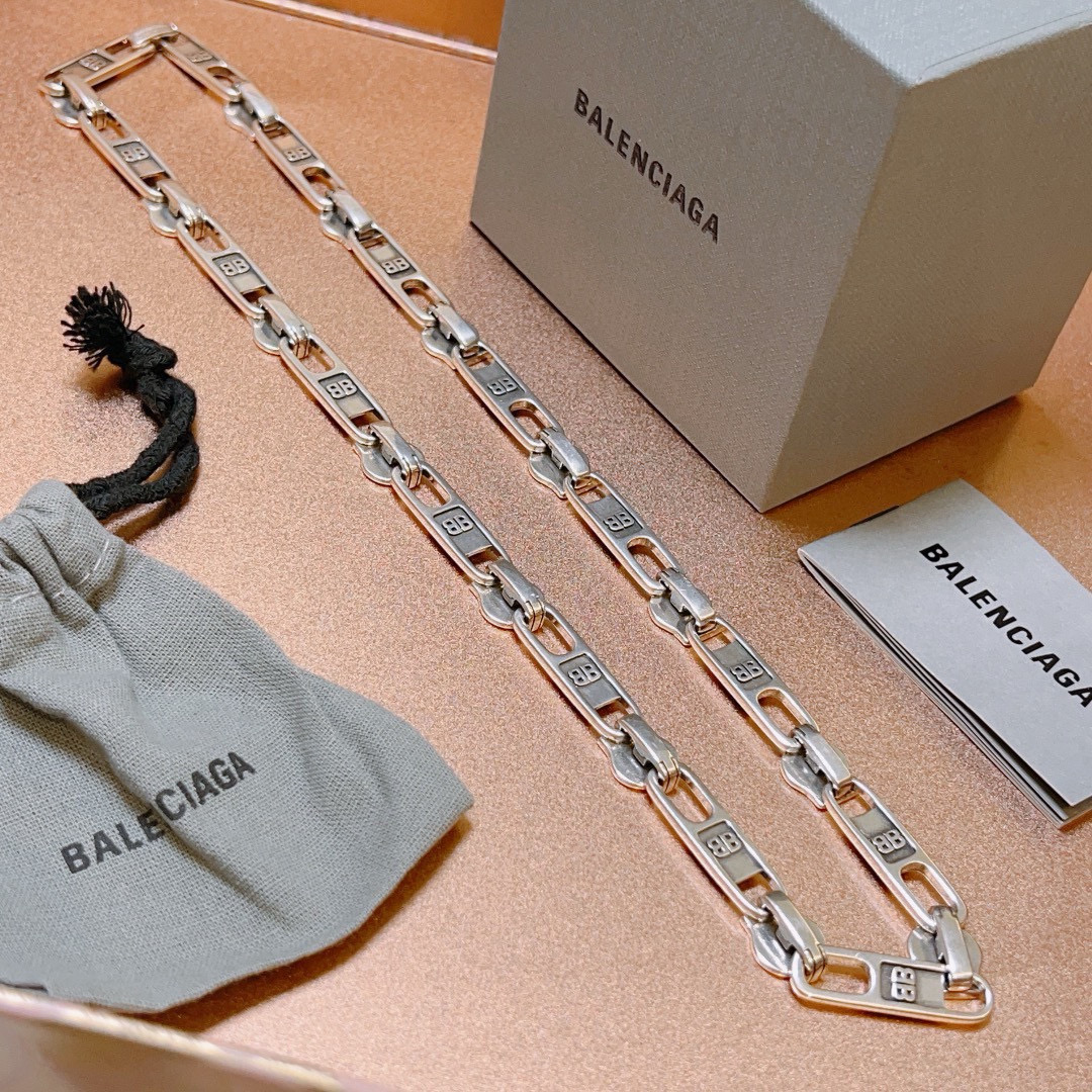  原单货🔹🔹新品 巴黎世家项链 Balenciaga 新款拉链设计项链🔹专柜一致 细节做工精细 每个细节