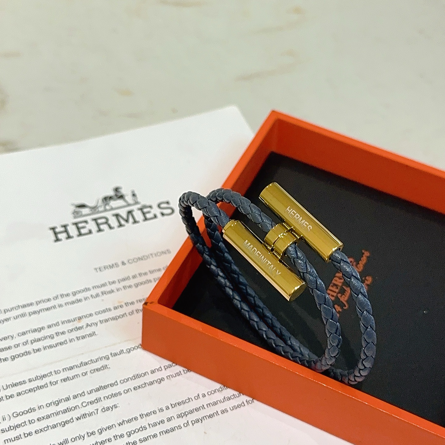。新款Hermes爱马仕手链编织手绳加厚版 铂金版。高级精工版色色众多网红同款 爱马仕手链❗️太考验师傅