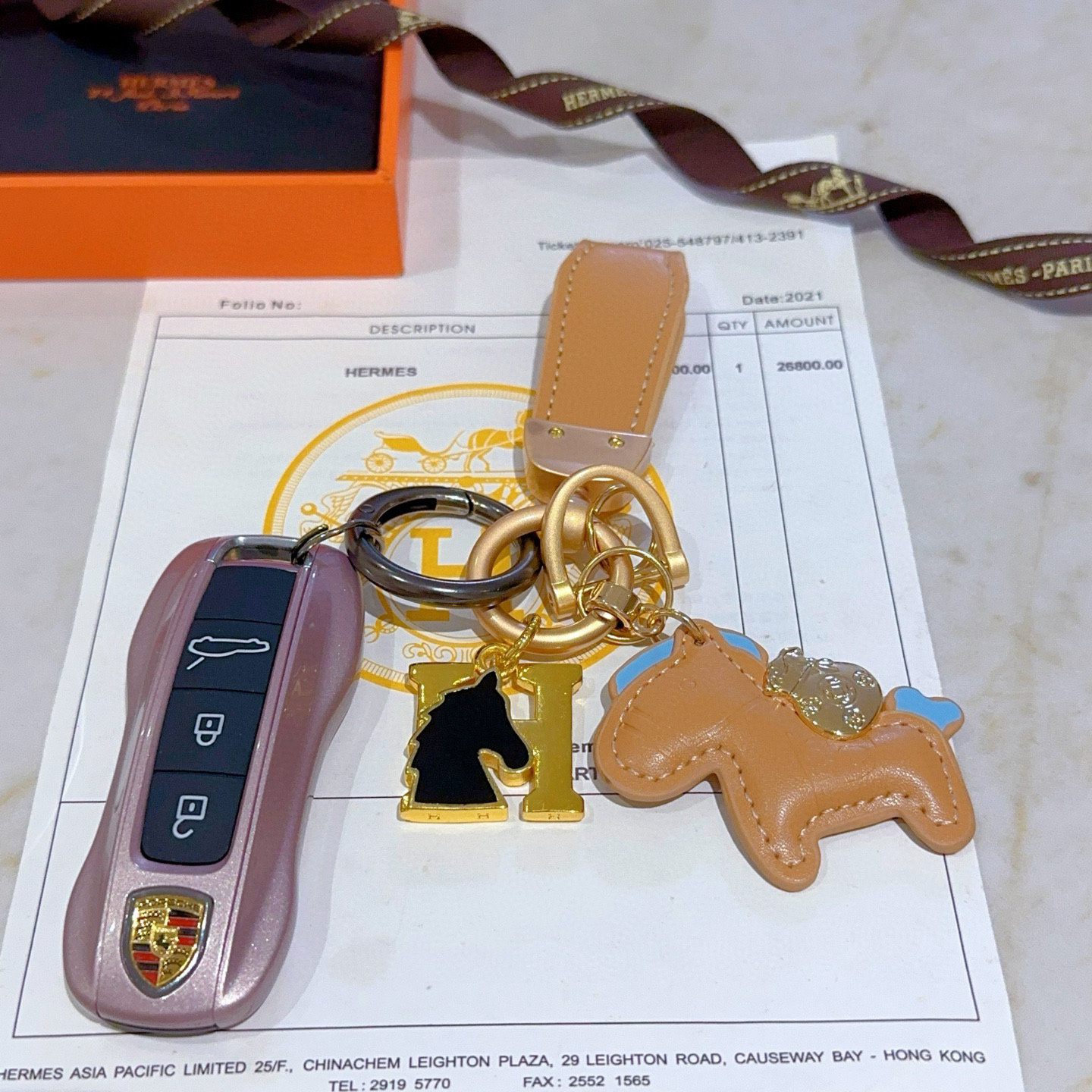 。新款Hermes爱马仕钥匙扣钥匙扣加厚版 铂金版。高级精工版色色众多网红同款 爱马仕挂饰钥匙扣❗️太考