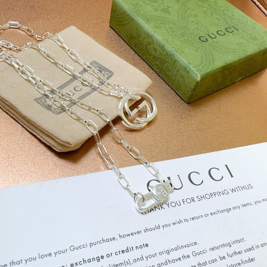    新品发布 🇮🇹意大利官宣 𝐆𝐮𝐜𝐜𝐢古驰项链最新款链条档次更高明星同款Anger Forest系列
