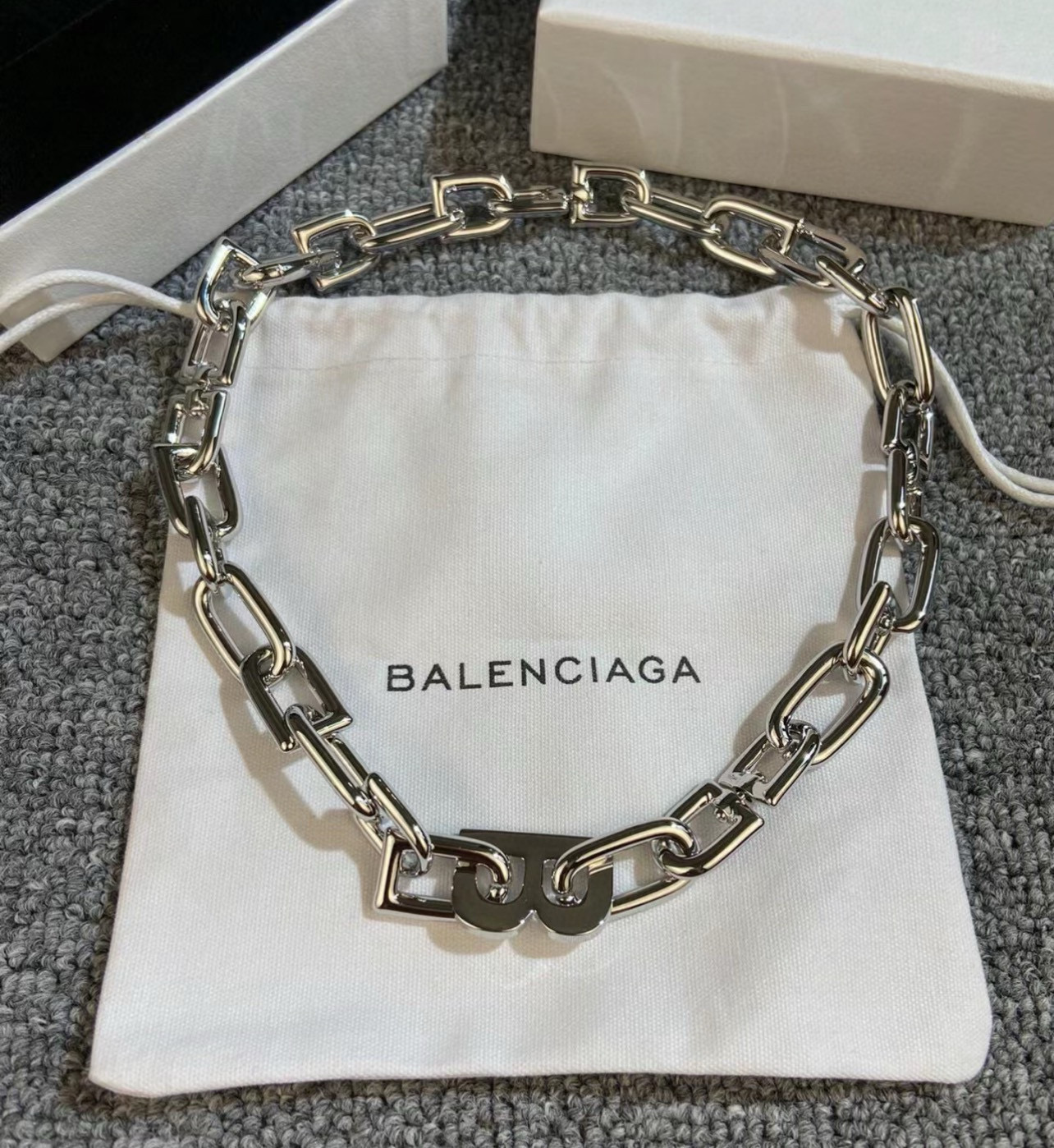  原单货🔹🔹新品 巴黎世家项链 Balenciaga 新款项链🔹专柜一致 细节做工精细 原版logo 每