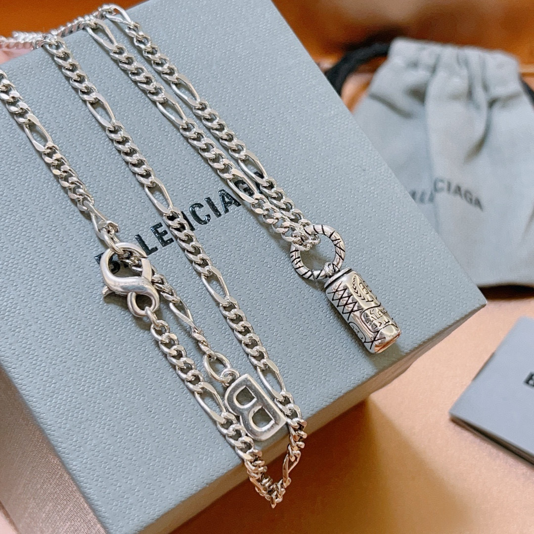  原单货🔹🔹新品 巴黎世家项链 Balenciaga 新款项链🔹专柜一致 细节做工精细 每个细节流程到位