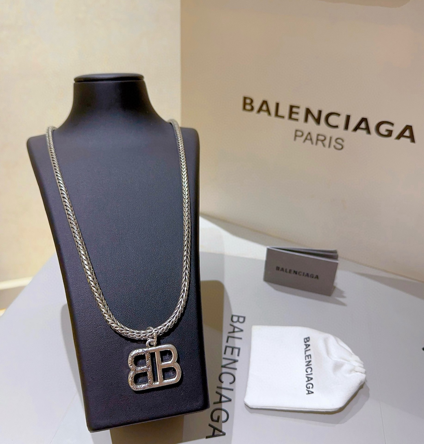  原单货🔹🔹新品 巴黎世家项链 Balenciaga 新款项链🔹专柜一致 细节做工精细 每个细节流程到位