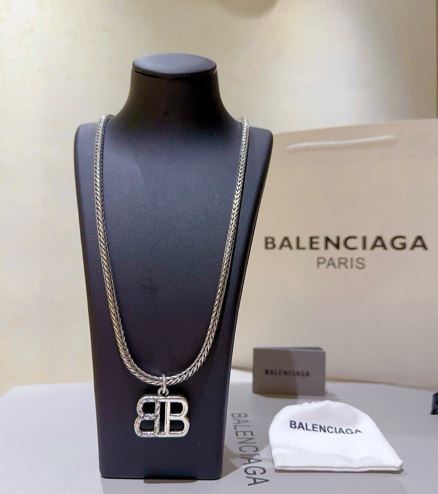  原单货🔹🔹新品 巴黎世家项链 Balenciaga 新款项链🔹专柜一致 细节做工精细 每个细节流程到位