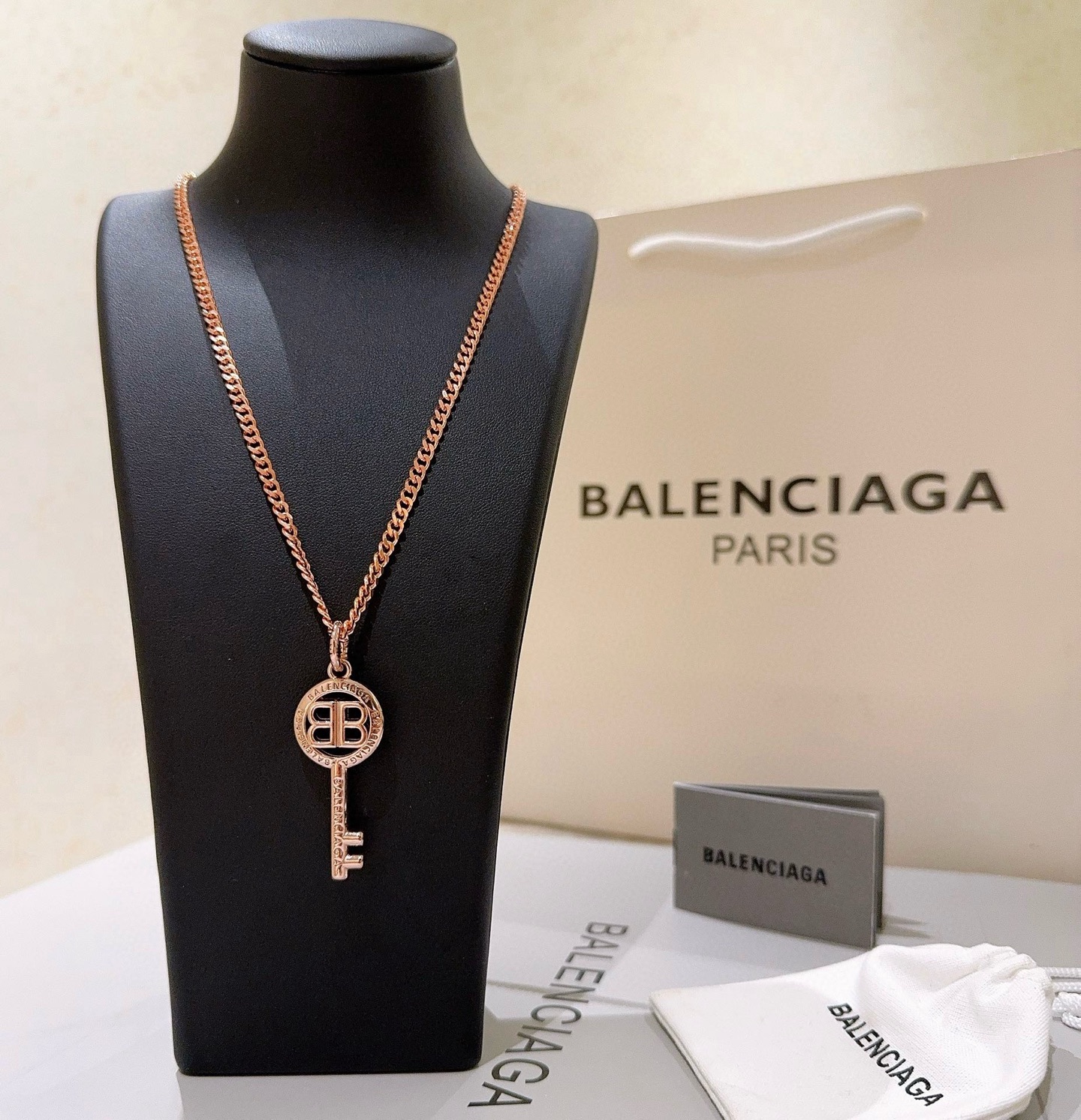  原单货🔹🔹新品 巴黎世家项链 Balenciaga 新款项链🔹专柜一致 细节做工精细 每个细节流程到位