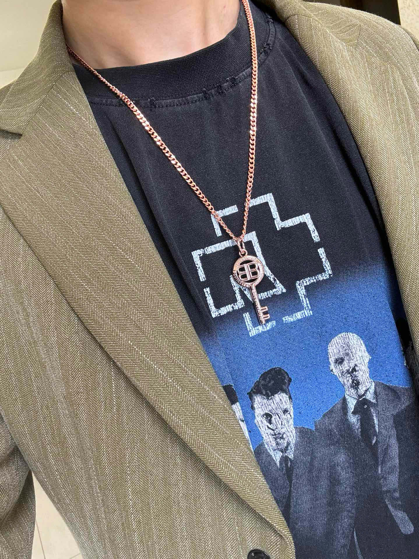  原单货🔹🔹新品 巴黎世家项链 Balenciaga 新款项链🔹专柜一致 细节做工精细 每个细节流程到位