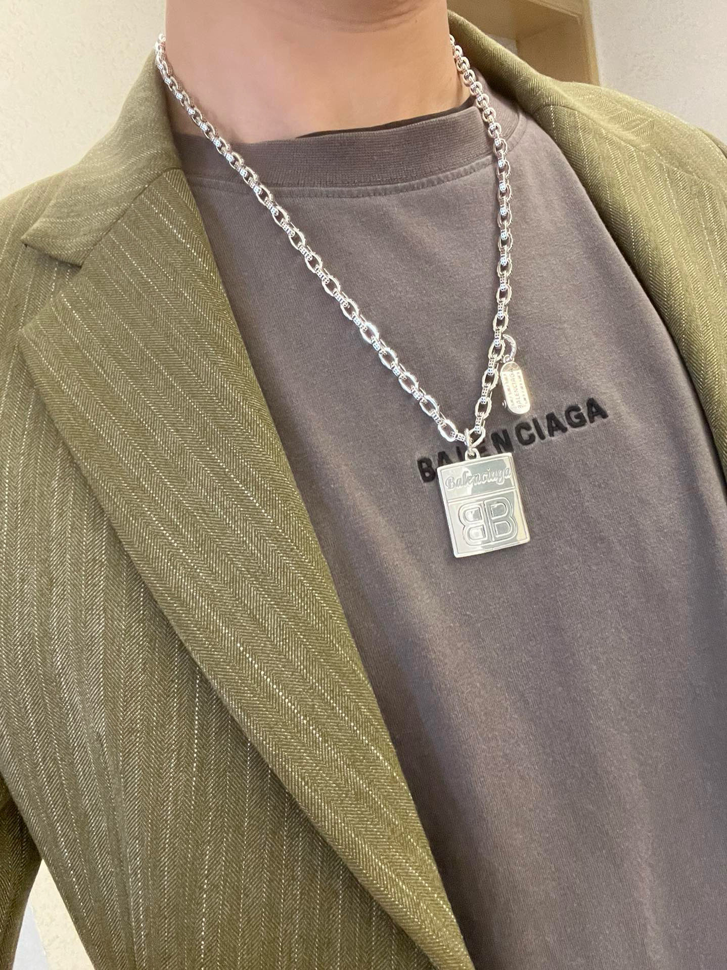  原单货🔹🔹新品 巴黎世家项链 Balenciaga 新款拉链设计项链🔹专柜一致 细节做工精细 每个细节