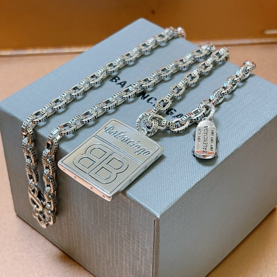  原单货🔹🔹新品 巴黎世家项链 Balenciaga 新款拉链设计项链🔹专柜一致 细节做工精细 每个细节