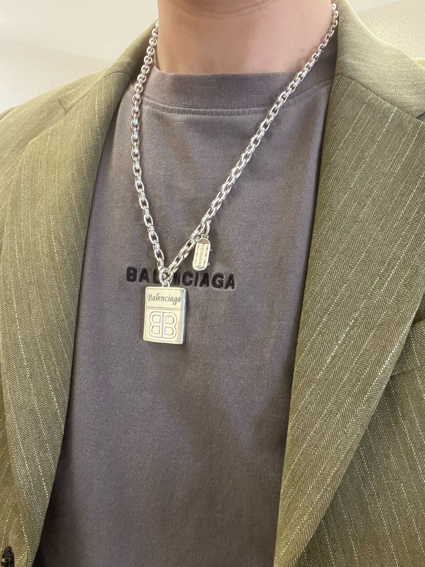  原单货🔹🔹新品 巴黎世家项链 Balenciaga 新款拉链设计项链🔹专柜一致 细节做工精细 每个细节