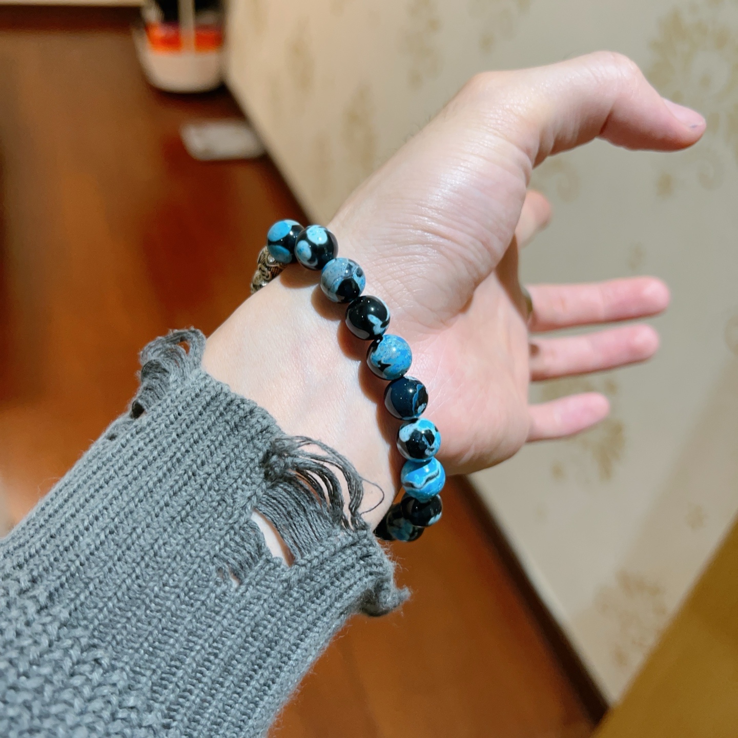   𝐆𝐮𝐜𝐜𝐢古驰手链👨👩奢华手串 男女同款 最新款全件玛瑙石串珠手链档次更高明星同款Anger For