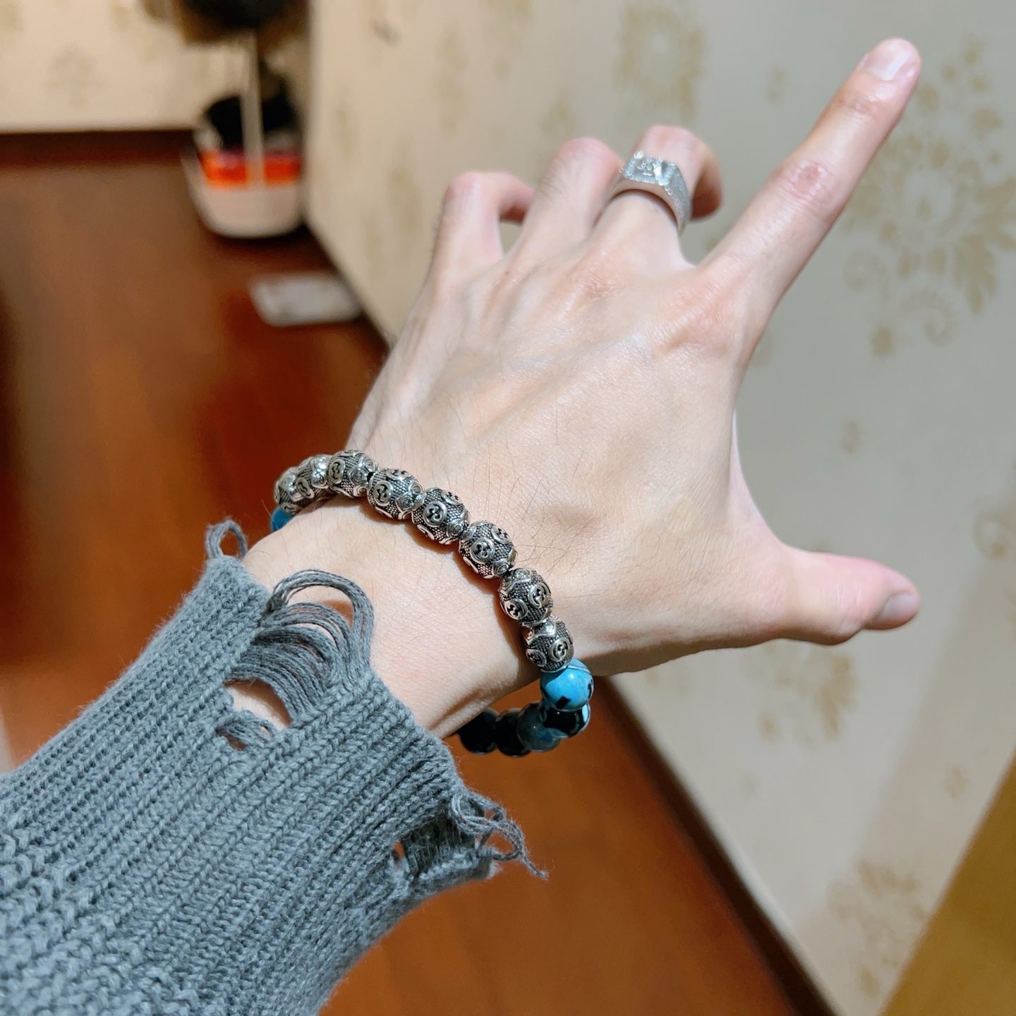   𝐆𝐮𝐜𝐜𝐢古驰手链👨👩奢华手串 男女同款 最新款全件玛瑙石串珠手链档次更高明星同款Anger For