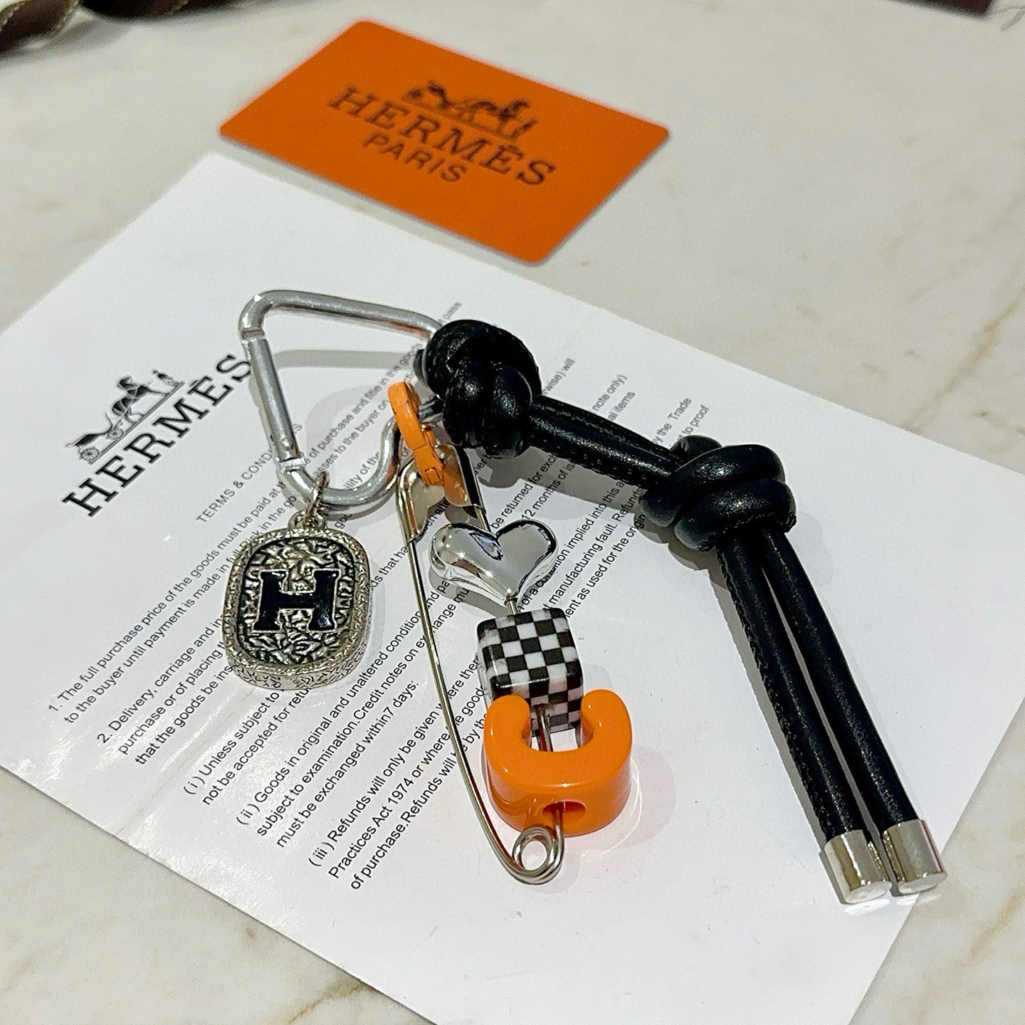 。新款Hermes爱马仕钥匙扣钥匙扣加厚版 铂金版。高级精工版色色众多网红同款 爱马仕挂饰钥匙扣❗️太考