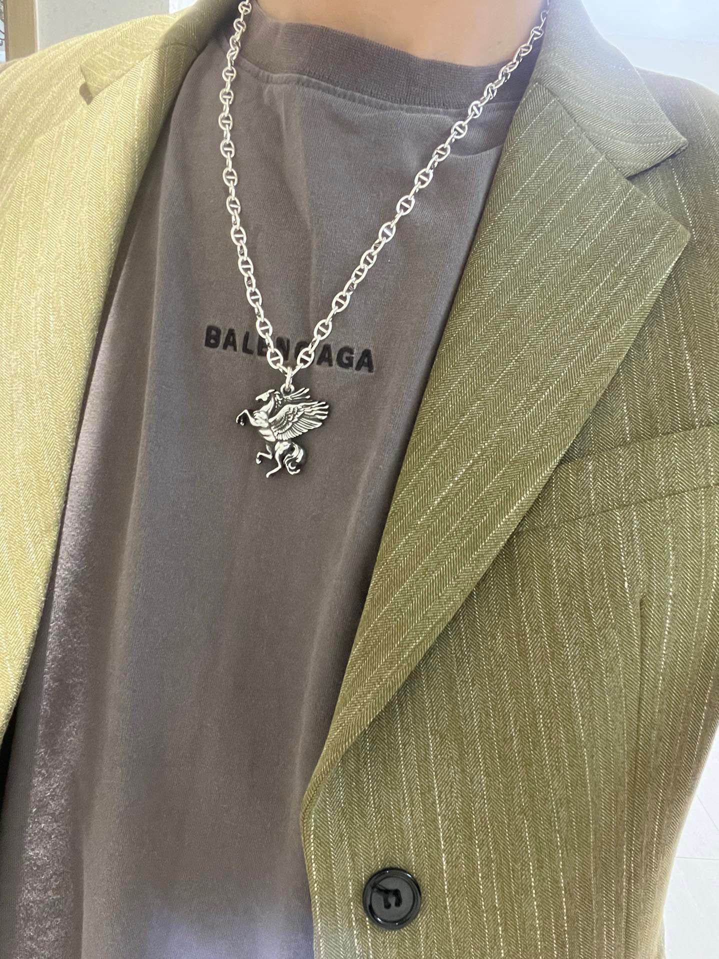 🐴🐴🐴 爱马仕项链 新品发布 HERMES 必备款猪鼻子系列首饰 高端定制.高端链条经典搭配 新品 简单