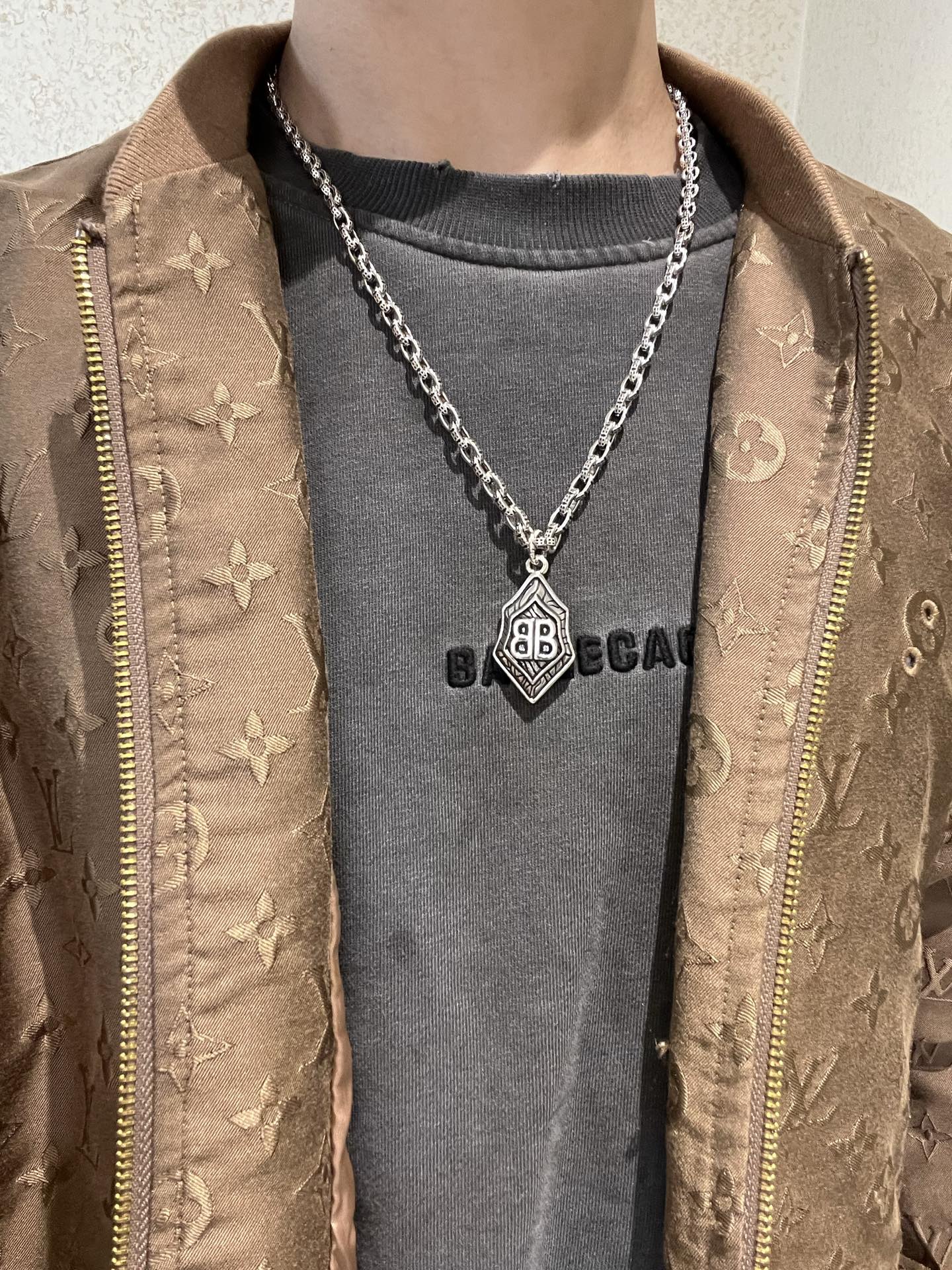  原单货🔹🔹新品 巴黎世家项链 Balenciaga 新款项链🔹专柜一致 细节做工精细 每个细节流程到位