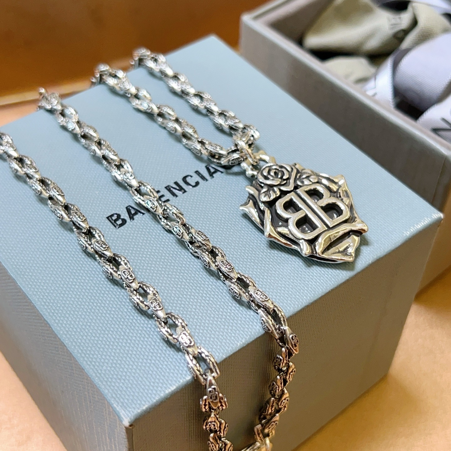  原单货🔹🔹新品 巴黎世家项链 Balenciaga 新款项链🔹专柜一致 细节做工精细 每个细节流程到位