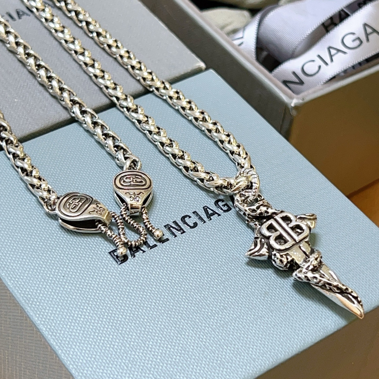  原单货🔹🔹新品 巴黎世家项链 Balenciaga 新款项链🔹专柜一致 细节做工精细 每个细节流程到位