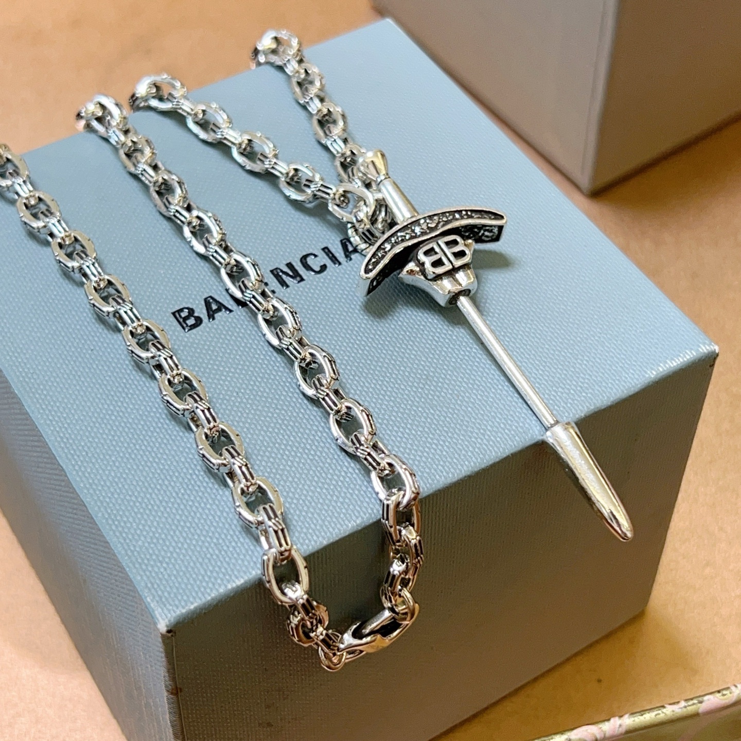  原单货🔹🔹新品 巴黎世家项链 Balenciaga 新款项链🔹专柜一致 细节做工精细 每个细节流程到位