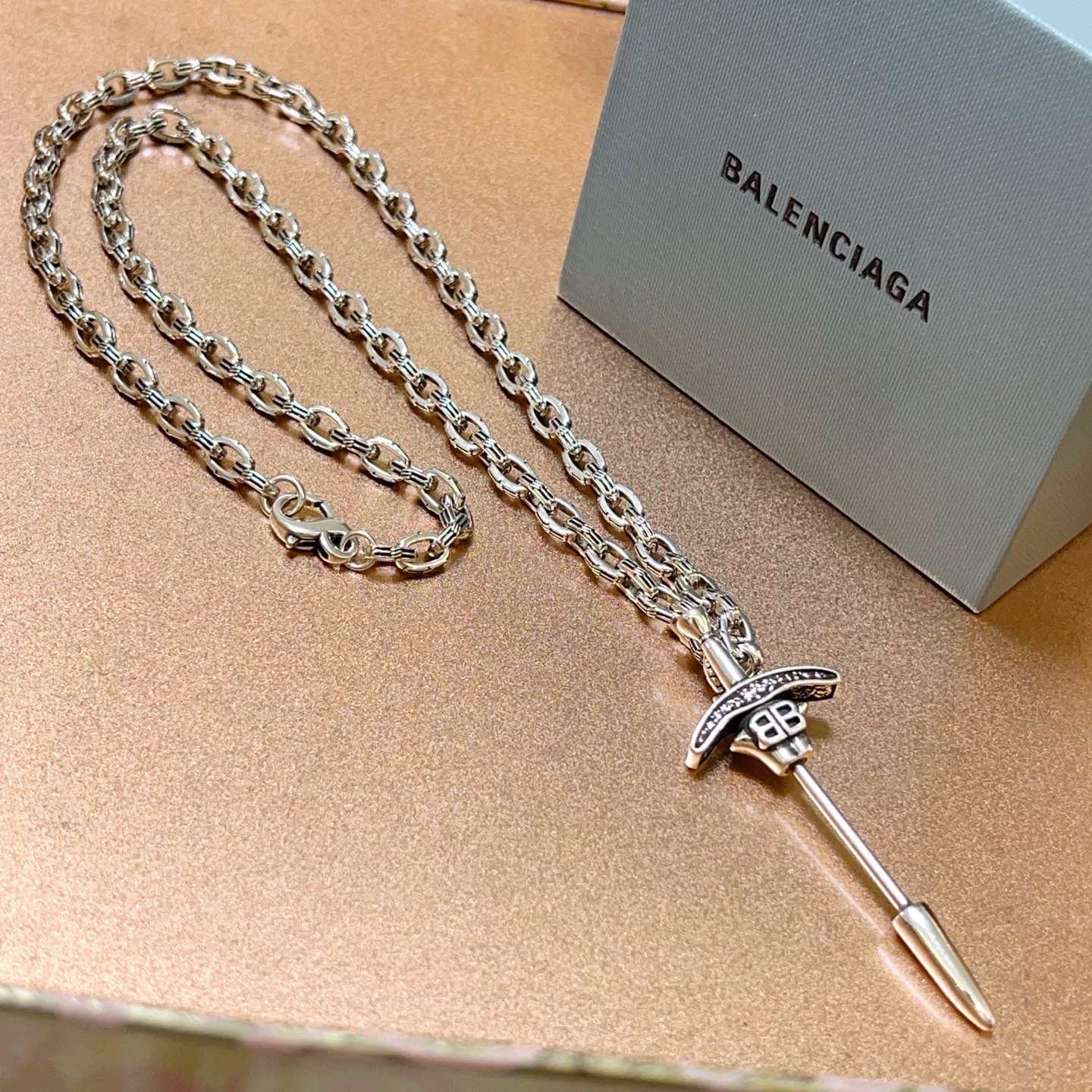  原单货🔹🔹新品 巴黎世家项链 Balenciaga 新款项链🔹专柜一致 细节做工精细 每个细节流程到位