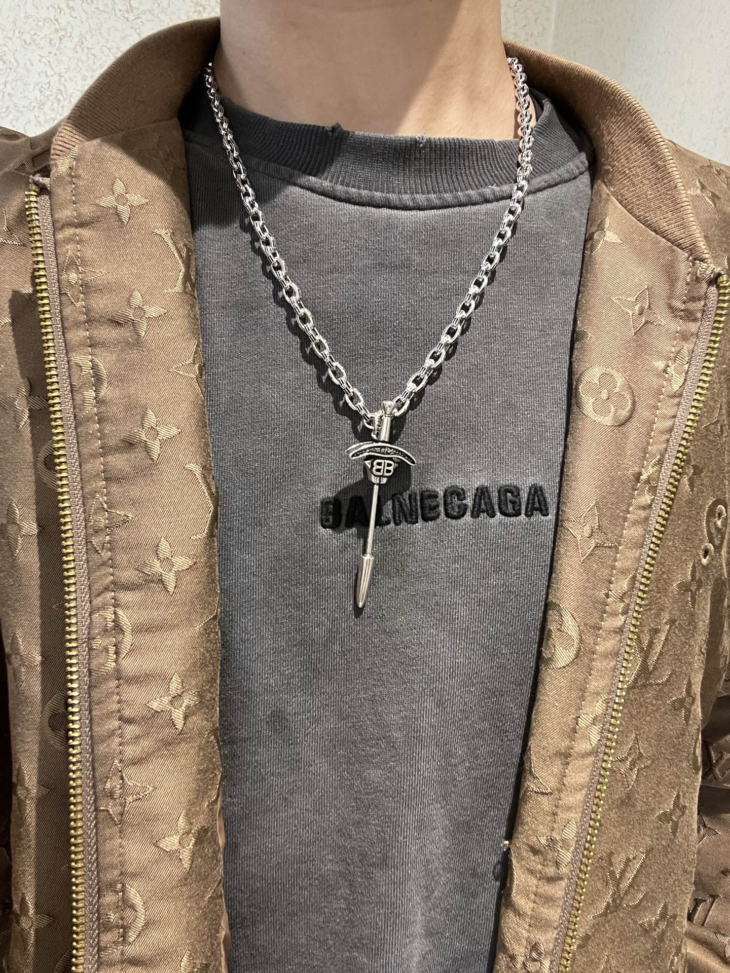  原单货🔹🔹新品 巴黎世家项链 Balenciaga 新款项链🔹专柜一致 细节做工精细 每个细节流程到位