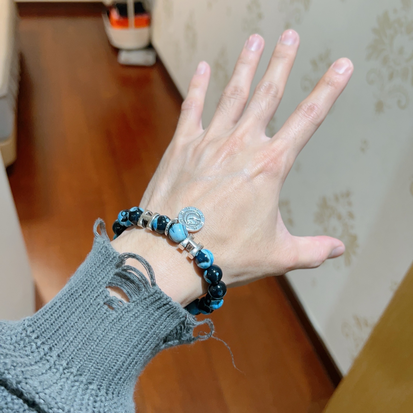   新品发布 👒Hermas爱马仕手链👨👩奢华爱马仕手串 玛瑙石手链男女同款 最新款全件串珠手链档次更高