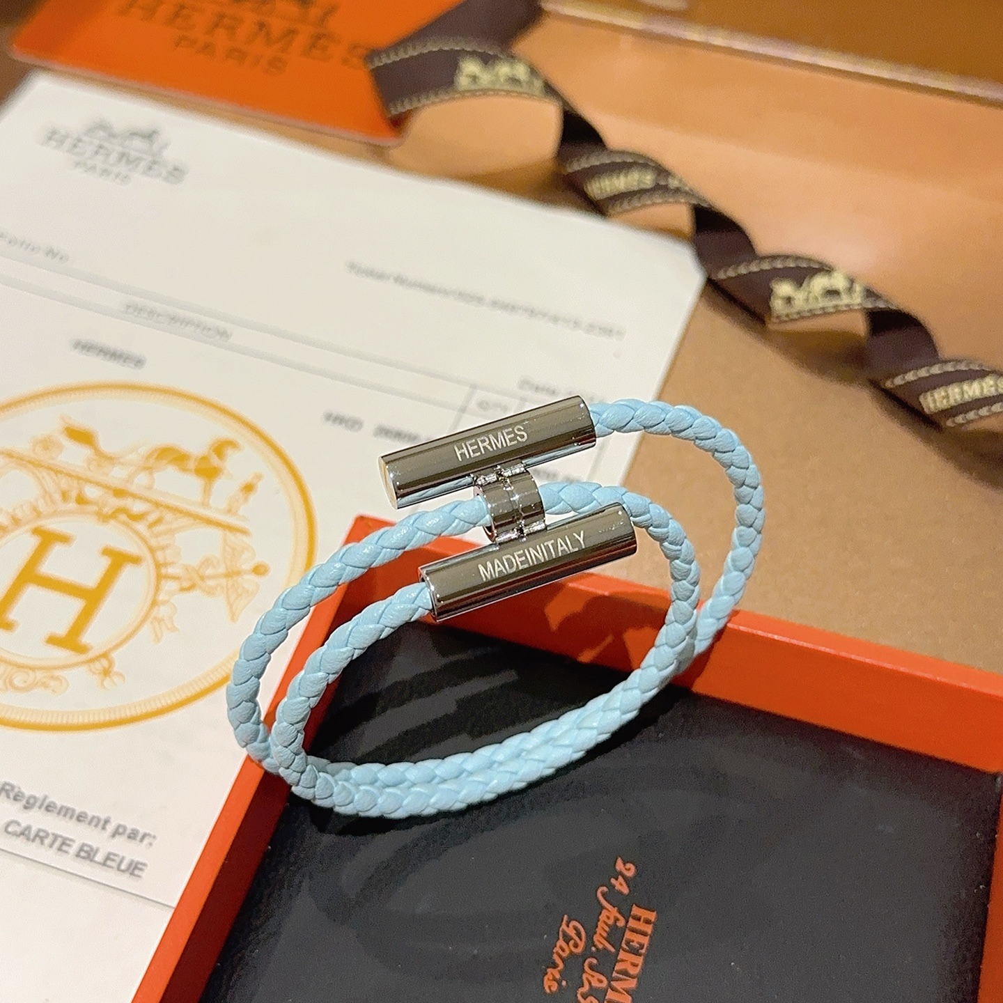 。新款Hermes爱马仕手链编织手绳加厚版 铂金版。高级精工版色色众多网红同款 爱马仕手链❗️太考验师傅