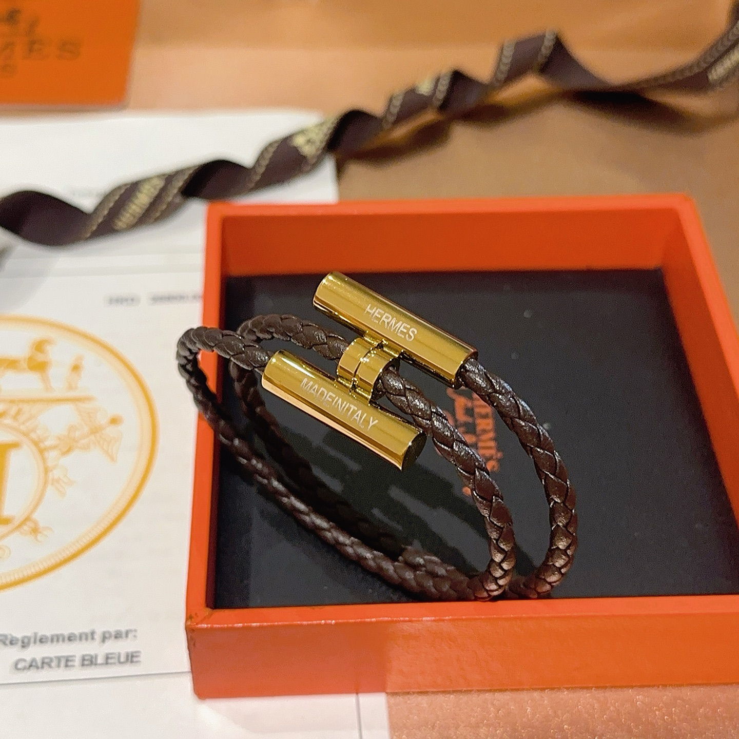 。新款Hermes爱马仕手链编织手绳加厚版 铂金版。高级精工版色色众多网红同款 爱马仕手链❗️太考验师傅
