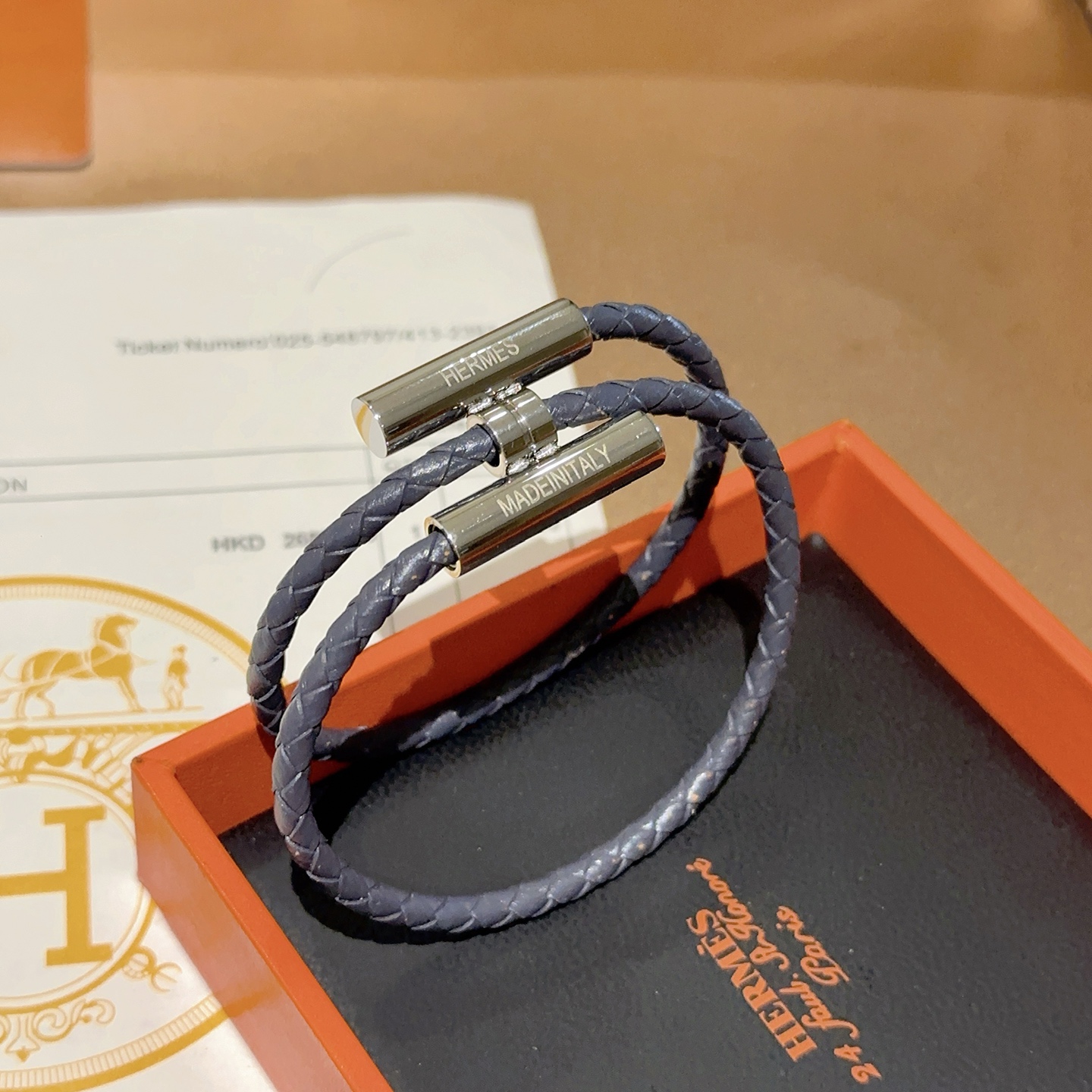 。新款Hermes爱马仕手链编织手绳加厚版 铂金版。高级精工版色色众多网红同款 爱马仕手链❗️太考验师傅