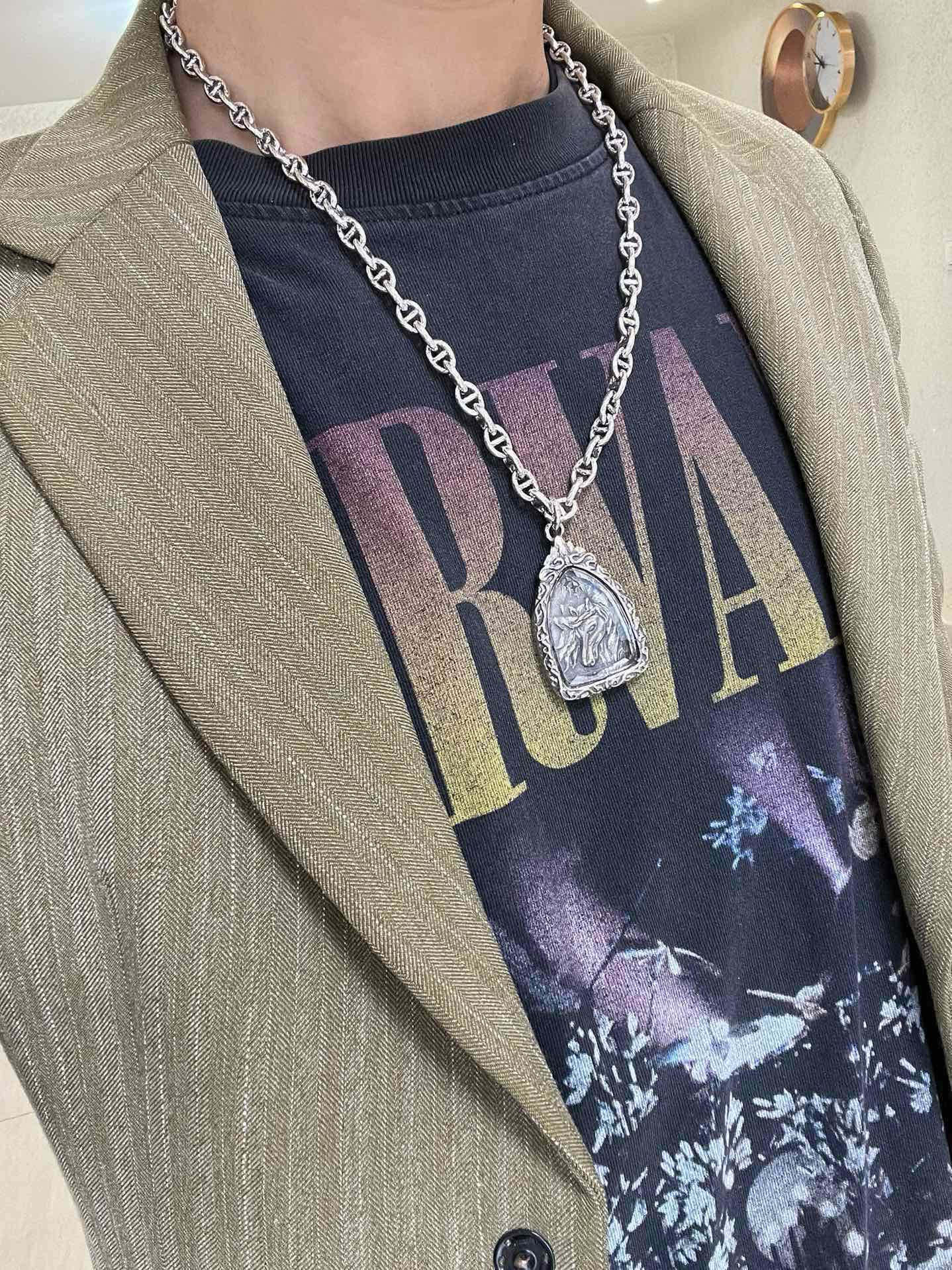 。🌀🌟HERMES  爱马仕项链 马牌项链系列首饰 进口定制.高端链条经典搭配 新品 简单时尚🌟专柜一致