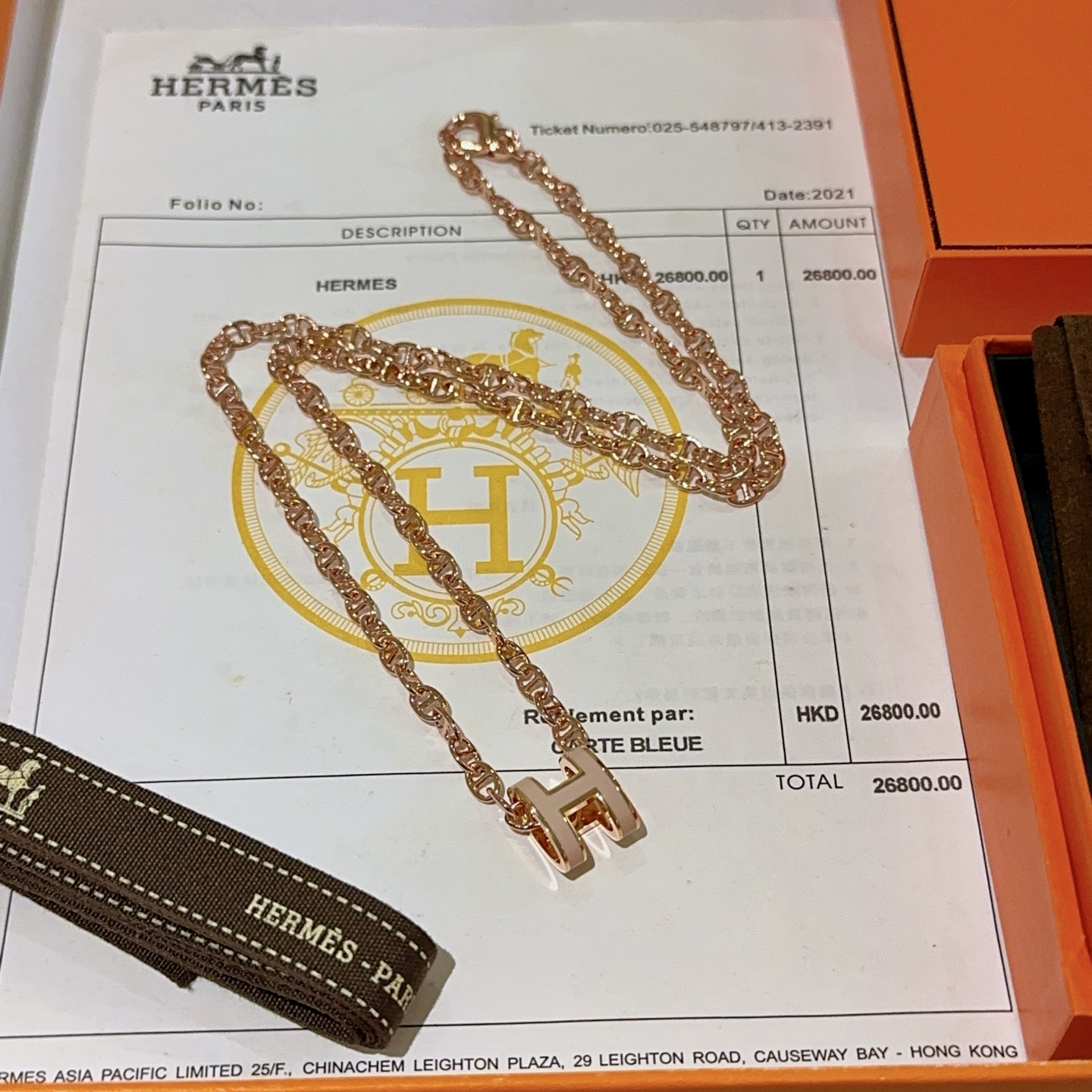 🌀🌟HERMES  爱马仕项链 H字母椭圆系列首饰 进口珐琅镀.猪鼻子链条经典搭配 原版logo新品 