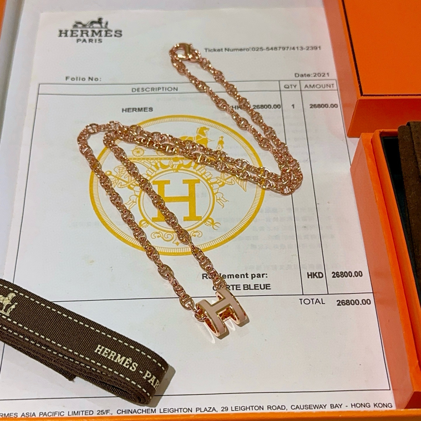  🌀🌟HERMES  爱马仕项链 H字母椭圆系列首饰 进口珐琅镀.猪鼻子链条经典搭配 原版logo新品 