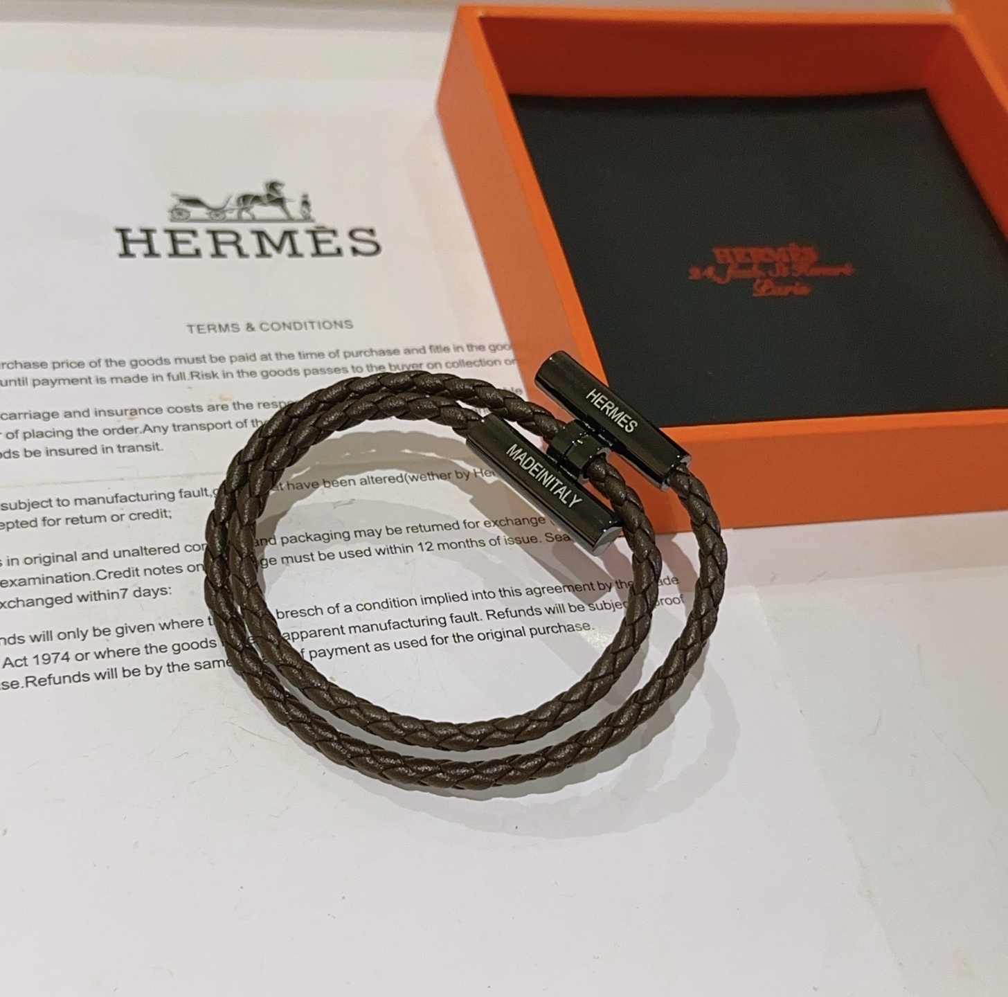 。新款Hermes爱马仕手链编织手绳加厚版 铂金版。高级精工版色色众多网红同款 爱马仕手链❗️太考验师傅