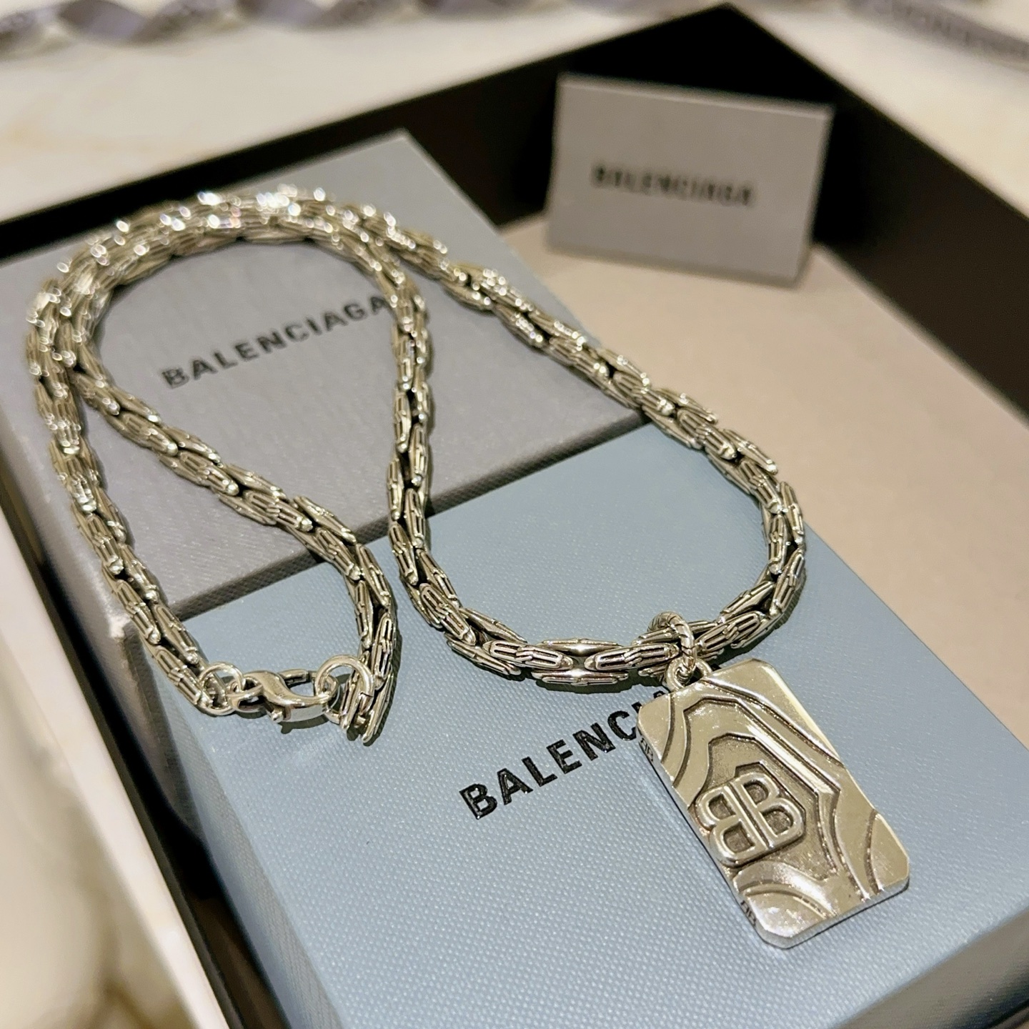  原单货🔹🔹新品 巴黎世家项链 Balenciaga 新款项链🔹专柜一致 细节做工精细 每个细节流程到位