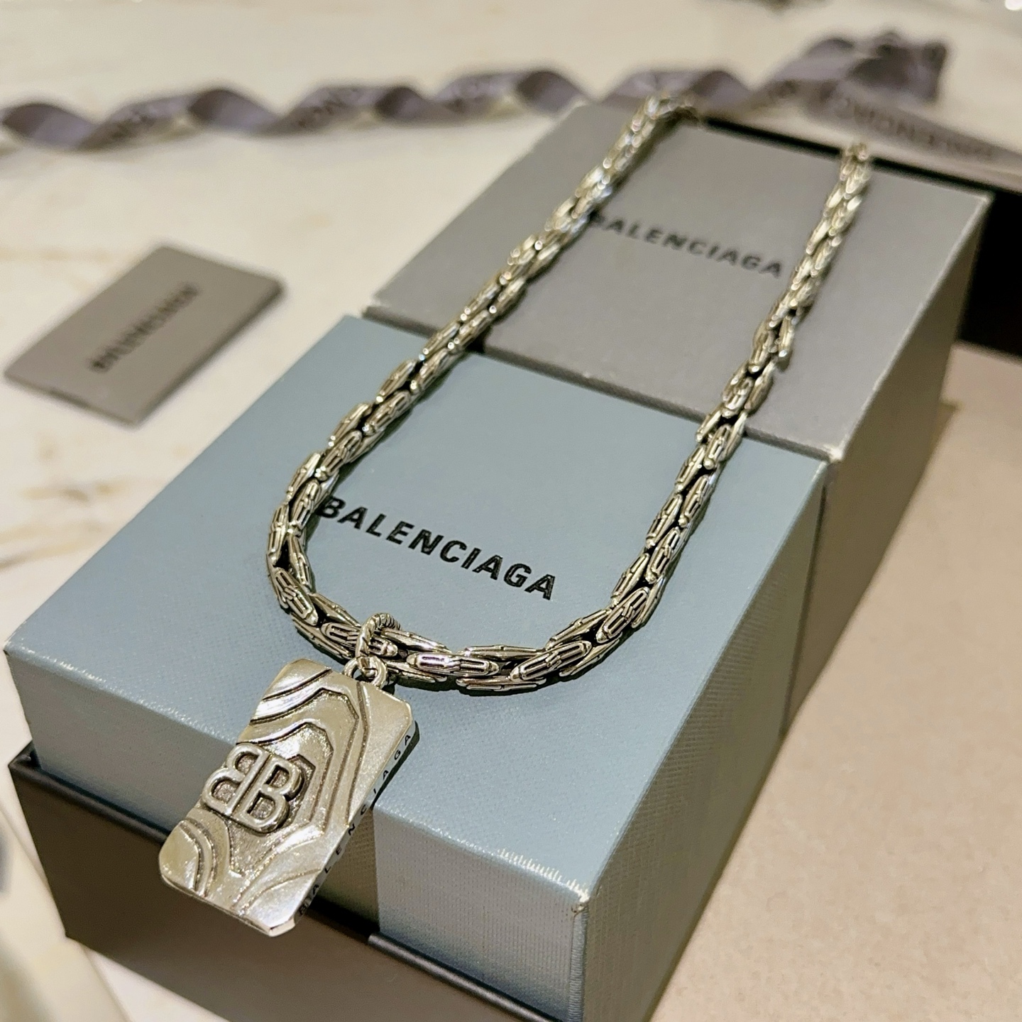  原单货🔹🔹新品 巴黎世家项链 Balenciaga 新款项链🔹专柜一致 细节做工精细 每个细节流程到位