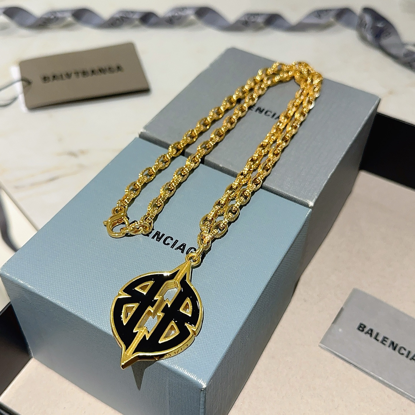  原单货🔹🔹新品 巴黎世家项链 Balenciaga 新款项链🔹专柜一致 细节做工精细 每个细节流程到位