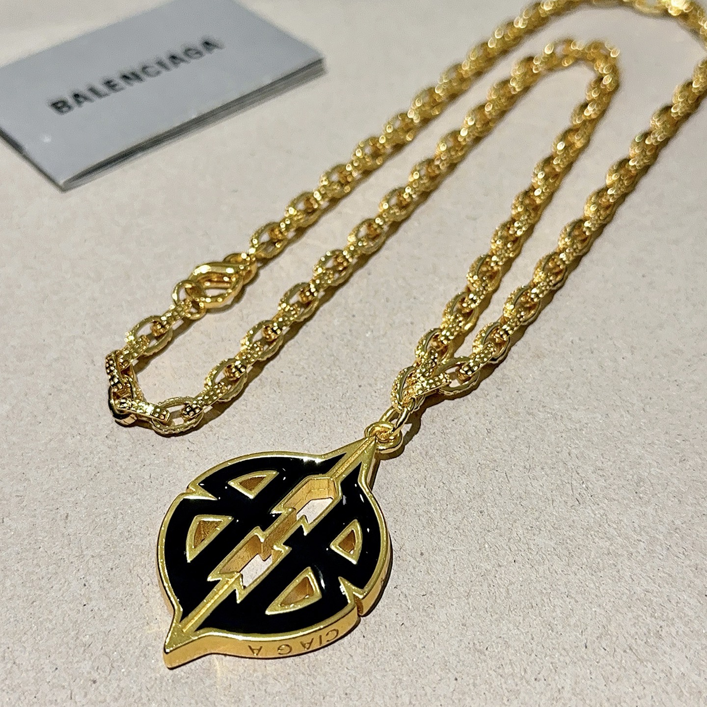  原单货🔹🔹新品 巴黎世家项链 Balenciaga 新款项链🔹专柜一致 细节做工精细 每个细节流程到位