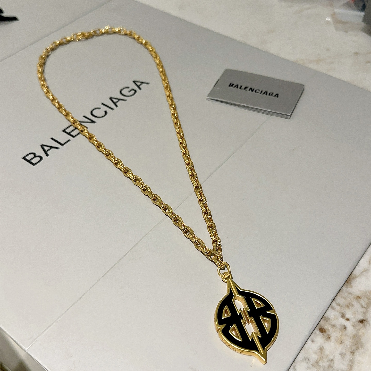  原单货🔹🔹新品 巴黎世家项链 Balenciaga 新款项链🔹专柜一致 细节做工精细 每个细节流程到位